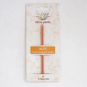 เข็มถักวงกลมอะลูมิเนียมน้ำหนักเบาคุณภาพสูง Lotus Yarns ALPS ขนาด 5 นิ้ว <span class=keywords><strong>3</strong></span>.5 นิ้ว สำหรับงานฝีมือ - Product Image 3