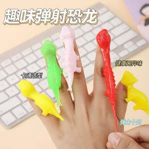 Jouet dinosaure autonome en plastique, doigt collant, cadeau amusant et farfelu pour les jeunes, anti-stress - Product Image 5