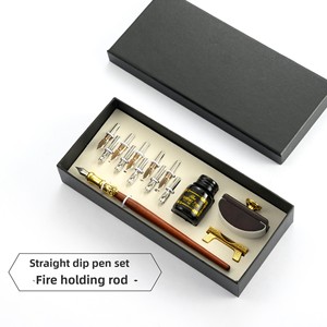 Set di penne e <span class=keywords><strong>pennini</strong></span> <span class=keywords><strong>per</strong></span> bottiglie Vintage europeo regalo d'affari - Product Image 6