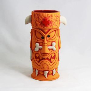 Witch Doctor Tiki Mug 24oz Diseño personalizado Taza Tiki <span class=keywords><strong>de</strong></span> cerámica Taza <span class=keywords><strong>de</strong></span> cóctel Drinkware - Product Image 1