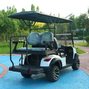 ストリートリーガル4シーターミニ電動ゴルフバギー4輪ディスクブレーキ7.5KW電動ゴルフカート販売用