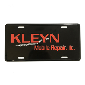 Placa de matrícula de aluminio para coche, logo personalizado de marca, distribuidor, para publicidad - Product Image 4
