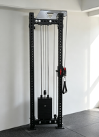 Appareil de musculation professionnel à colonne de câbles réglable, à charge par broches, pour entraînement fonctionnel en salle de sport