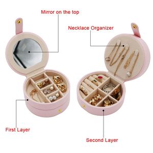 Luxury Mini Storage Box Luxury Portable Travel Jewelry Organizer Case - Product Image 2