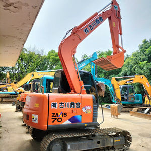 Mini pelle sur chenilles Hitachi ZX70 90% d'occasion japonaise de 5 tonnes Mini excavatrices japonaises d'origine d'occasion à vendre - Product Image 1