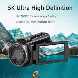 Videocámara Digital Deportiva para Exteriores con Estabilización Electrónica de Imagen HD 5K, Sensor de Imagen CCD para Grabación Portátil, Filtros ROHS - Product Image 4