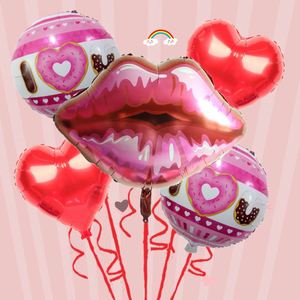 2023 Valentine's Day 18inch Heart-shaped <b>Balloon</b> Set for Valentine <b>Balloons</b> Kit <b>Decorations</b> - Product Image 2