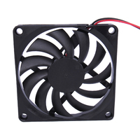 Ventilateur axial à roulement à billes DC8010 12v 24v 80x80x10mm, équipement de réfrigération industrielle, ventilateur de refroidissement pour serveur