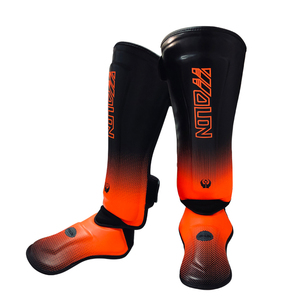 Nuevo cuero <span class=keywords><strong>espinilleras</strong></span> <span class=keywords><strong>boxeo</strong></span> pierna Protector Muay Thai MMA Kick Boxing <span class=keywords><strong>espinilleras</strong></span> - Product Image 2