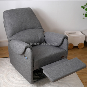 Reclining Swivel Nursery Chair Power Glider Rocking Armchair For Living Room - Product Image 6