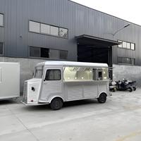 Remolque de Comida Comercial Personalizado de Múltiples Ejes con Estación para Sándwiches Calientes, Área de Barra de Café para Exhibición de Autos