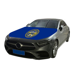 Couverture nationale de capot de voiture abordable drapeau Nebraska couverture de moteur de voiture drapeau usine vente directe <span class=keywords><strong>tissu</strong></span> polyester - Product Image 1