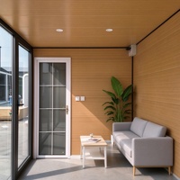 Bâtiment modulaire préfabriqué écologique : maison de conteneurs résidentielle, bureau, chambre d'hôtel capsule, villa de conteneurs préfabriquée
