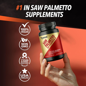 Cápsulas de Saw Palmetto de marca privada de alta calidad que promueven el control de la vejiga y apoyan la función de la próstata. Cápsulas para la salud. - Product Image 5