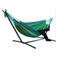 Hamac en toile suspendu, chaise balançoire anti-basculement, mobilier d'extérieur, équipement de camping avec support