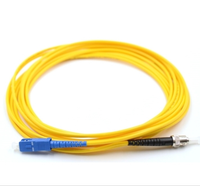 Cordon Fibre Optique SC UPC Vers ST UPC Simplex OS2 Câble Fibre Optique PVC