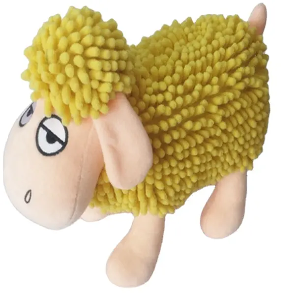 Nova bonita pelúcia recheada mascote ovelha brinquedo