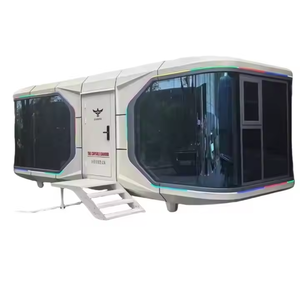 Casa prefabbricata cabina portatile casa modulare casa contenitore capannone capanna spazio capsula temporanea spazio abitazione - Product Image 2