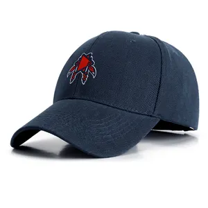 Cappelli sportivi personalizzati Design ricamo Logo cotone bianco traspirante berretto da Baseball all'aperto