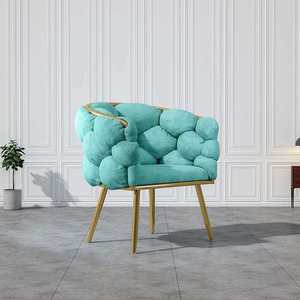 Sillón de Salón Dorado de Lujo Moderno Nórdico al por Mayor para Comedor, Hotel y Gimnasio, Muebles Decorativos para Sala de Estar - Product Image 6