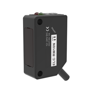 เซ็นเซอร์เลเซอร์แบบสะท้อนแสงย้อนกลับ ELC-RM10N ระยะตรวจจับ 10 เมตร NPN ความเร็วสูง 0.25 มิลลิวินาที มาตรฐาน IP67 สำหรับสายการผลิตอัตโนมัติ ราคาโรงงาน - Product Image 1