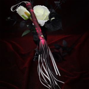 SM Sex PU <b>Leather</b> Wrist Handcuffs & Whip Tassel Loose Couple Training Props Small Punishment SP <b>Tools</b> Model QY3892 Drop Shipping - Product Image 4