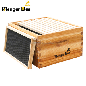 Nuevo Kit de Colmena Menger Bee de 10 Cuadros Profundos Langstroth, sin Montar, con Cuadros de Cera Esmaltada y Unión de Cola de Pato - Product Image 2