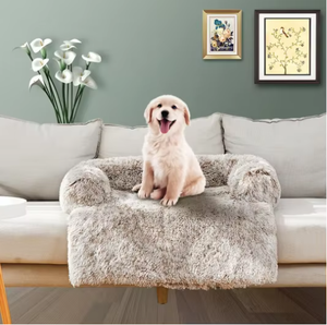 Gran oferta, cama para mascotas de piel sintética con funda, nuevo sofá extraíble y lavable para mascotas, funda para cama para perros - Product Image 4