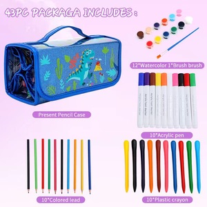 Juegos <span class=keywords><strong>de</strong></span> marcadores lavables Unicorn Kids Art Coloring Painting Markers Crayon Juegos <span class=keywords><strong>de</strong></span> lápices <span class=keywords><strong>de</strong></span> colores - Product Image 4