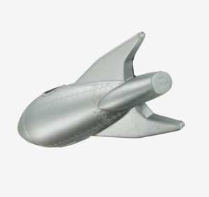 Balles anti-stress personnalisées en forme de fusée, jouets à presser en forme de vaisseaux spatiaux, avec logo promotionnel, cadeau en gros - Product Image 5