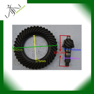 Set di Ingranaggi Differenziali Corona e Pignone 8-97320103-0 per Trasmissione Finale ISUZU Canter Truck NPR66 4HF1 NKR 100P XINJIN Nuovo - Product Image 3