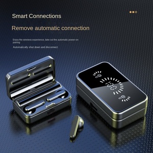 <strong>Earphones</strong> True Wireless Headset Stereo Sports Waterproof Earbuds with 2000mAh Charging Case Mirror Surface Design <strong>Earphones</strong> - Product Image 4