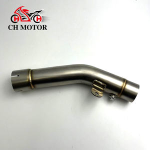 Tubo de Enlace de Escape para Motocicleta <span class=keywords><strong>Kawasaki</strong></span> <span class=keywords><strong>Ninja</strong></span> <span class=keywords><strong>ZX6R</strong></span> ZX-6R <span class=keywords><strong>636</strong></span> <span class=keywords><strong>2023</strong></span> 2024, Tubo de Acero para Silenciador Original - Product Image 1