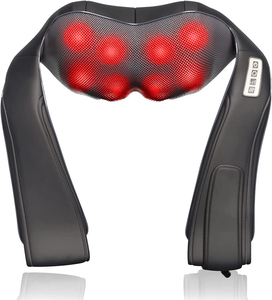 HEALTHPAL-masajeador eléctrico inteligente para cuello y hombros, masajeador de tejido profundo OEM ODM Shiatsu con calor - Product Image 3