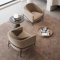 Fauteuils de détente Wing Gold, ensemble de meubles nordiques de luxe, fauteuil moderne en tissu et métal, canapés pour salon, fauteuils d'appoint