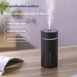 Auto Luchtbevochtiger Aromatherapie Ultrasone Batterij Werkende Huishoudelijke Huis Slaapkamer Parfum Deodorizing Luchtreiniger Plastic - Product Image 2