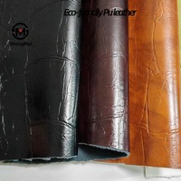 Cuir PU bicolore effet cuir huilé froissé à motif crocodile simple 1,2 mm résistant à l'abrasion pour chaussures de modèle - Vente en gros
