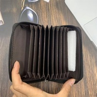 Paket Kartu OEM Anti Maling Anti Demagnetisasi Kapasitas Besar Dompet Zero Multifungsi Tempat SIM dan Kartu Bank