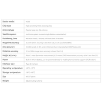 Appareil de mesure GPS de poche H10B, équipement de mesure GNSS mobile, compteur de surface GPS WangGan
