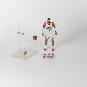 Vente en gros figurine d'action en plastique de haute qualité avec support OEM et impression 3D <span class=keywords><strong>NBA</strong></span> Basketball Iverson PVC Vinyl Figure Toy - Product Image 4