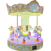 Manège de luxe personnalisé OEM/ODM à 6 chevaux pour enfants, utilisation commerciale en intérieur et en extérieur pour parcs d'attractions
