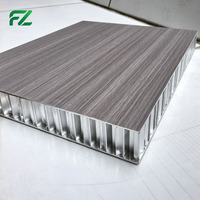 Panneau en nid d'abeille tout aluminium moderne, écologique, ignifuge, résistant à l'humidité, avec revêtement PVDF