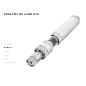 Sistema de cámara de pozo de 300m Cámara dual para inspección de pozos profundos Equipo de prueba de acero inoxidable de 73mm de diámetro - Product Image 5