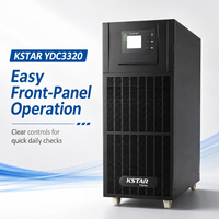 Kstar YDC3320 20KVA Tour d'alimentation sans interruption (UPS) avec fonction parallèle, double conversion en ligne, PF=0.99, double affichage LCD/LED, pour le transport