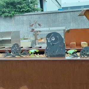 ของตกแต่งบ้านและสวน งานศิลปะโลหะแบบอาร์ตเดโค สำหรับตกแต่งผนังและสวน ปรับขนาดได้ กันน้ำและทนทานต่อสภาพอากาศ - Product Image 3