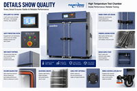 Cámara de Alta Temperatura con Certificación CE y Protección Multiseguridad para Uso Industrial