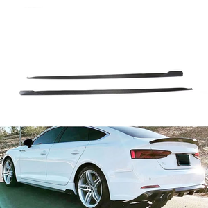 Extensiones de Fibra de Carbono para Estribos Laterales de Alto Brillo para Audi S5 B9 <span class=keywords><strong>A5</strong></span> Sline <span class=keywords><strong>Sportback</strong></span> de 4 Puertas <span class=keywords><strong>2017</strong></span> 2018 2019 - Product Image 1