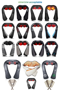 Hot Selling 4D Kneading Electric <strong>Neck</strong> Shoulder <strong>Massager</strong> Infrared Cervical <strong>Shiatsu</strong> Heating Therapy Vibration Massage - Product Image 6