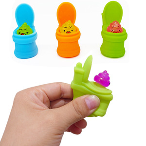 Hot Selling Mini Anti-Stress Poop Toilet Prank Novelty Creative Stress Relief <b>Squeeze</b> Toys for Kids Boys and Girls - Product Image 1