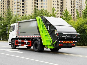 Camion de ramassage des déchets Dongfeng 4X2 12/15m³ de qualité supérieure avec compacteur pour l'élimination des déchets commerciaux - Product Image 5